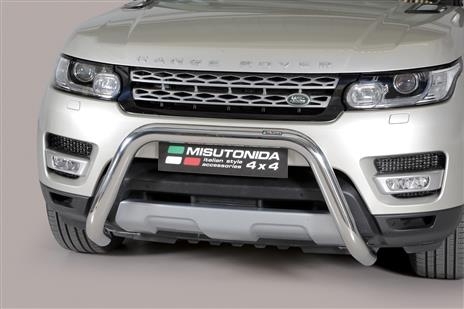 PROTECTION AVANT TUBULAIRE 76MM INOX HOMOLOGUEE CE POUR RANGE ROVER SPORT A PARTIR DE 2014