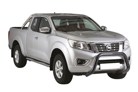 PROTECTION AVANT TUBULAIRE 76MM INOX NOIR HOMOLOGUEE CE POUR NISSAN NAVARA NP300 A PARTIR DE 2016