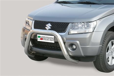 PROTECTION AVANT TUBULAIRE 76MM INOX HOMOLOGUEE CE POUR SUZUKI GRAND VITARA DE 2005 A 2009