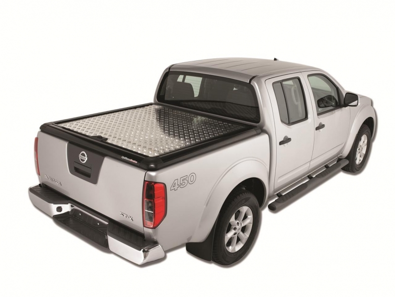 TONNEAU COVER EN ALUMINIUM EXTRA CAB POUR NISSAN NAVARA DE 2005 A 2009