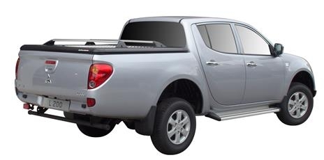 TONNEAU COVER EN ALUMINIUM DOUBLE CAB LONGUE BENNE POUR MITSUBISHI L200 DE 2010 A 2015