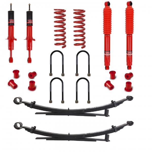 KIT DE SUSPENSION PEDDERS REHAUSSE  +30/40MM TARAGE MEDIUM POUR FORD RANGER DE 2012 A 2018