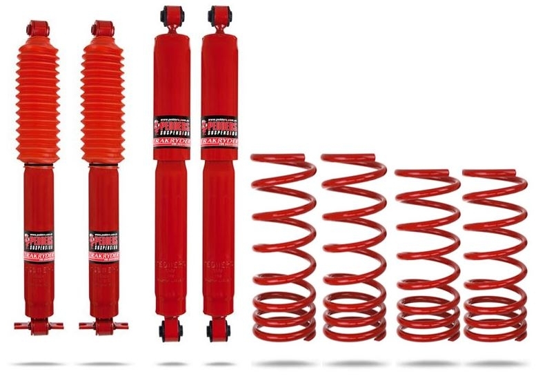 KIT DE SUSPENSION PEDDERS REHAUSSE +10MM TARAGE CONFORT POUR LAND ROVER DEFENDER 110 &amp; 130 1983-2006