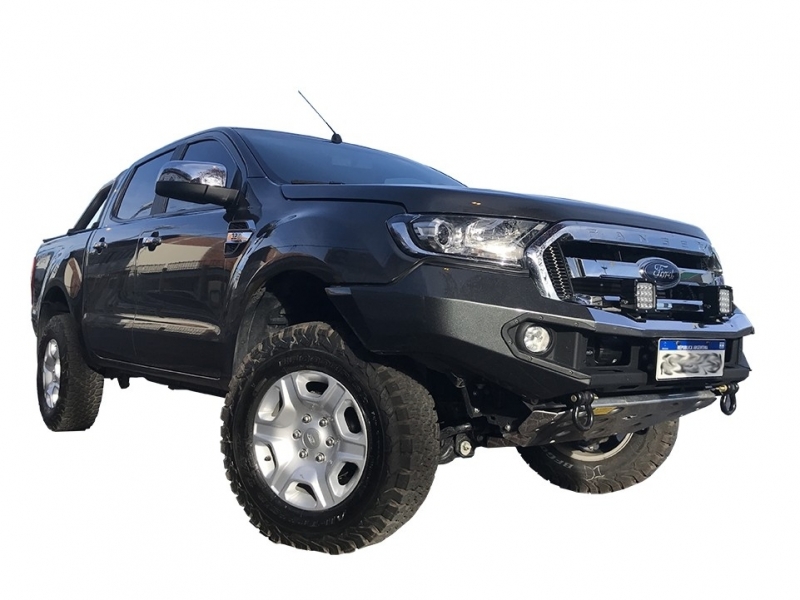 PARE CHOC DE REMPLACEMENT RHINO4X4 EVOLUTION 3 NOIR/CHROME POUR FORD RANGER A PARTIR DE 2016 OPTION