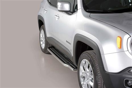 MARCHE PIEDS INOX POUR JEEP RENEGADE 2014+ TRAILHAWK INCLUS