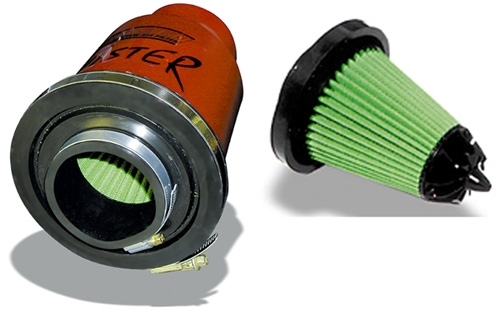 GREEN FILTRE TWISTER STANDARD DIAMETRE 70 MM ROUGE