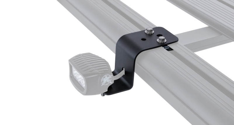 SUPPORT DE FIXATION POUR BARRE LED SUR GALERIE DE TOIT PIONEER RHINO RACK ET BARRE DE TOIT VORTEX ET HD