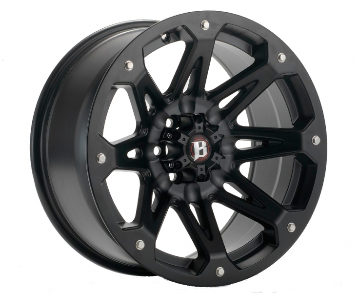 JANTE ALUMINIUM BALLISTIC 814 GEN2 BLACK 9 X 17 ENTRAXE 6 X 139.7 DEPORT 12