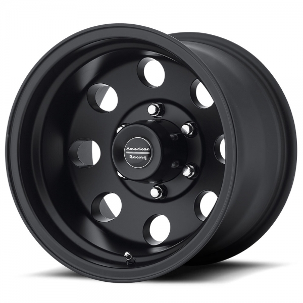 JANTE ALUMINIUM AMERICAN RACING AR172 BAJA SATIN BLACK 8 X 15 ENTRAXE 5 X 114.3 DEPORT -19