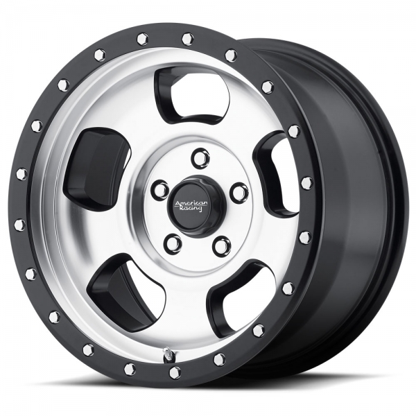 JANTE ALUMINIUM AMERICAN RACING AR969 ANSEN OFF ROAD MACHINED 8.5 X 17 ENTRAXE 6 X 114.3 DEPORT 25