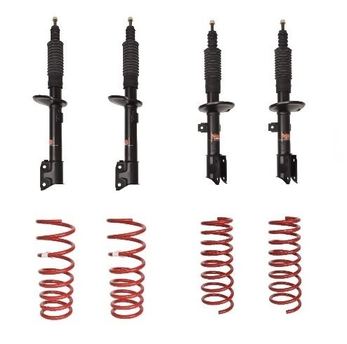 KIT DE SUSPENSION PEDDERS REHAUSSE +40MM TARAGE  CONFORT POUR DACIA DUSTER 1 ET 2