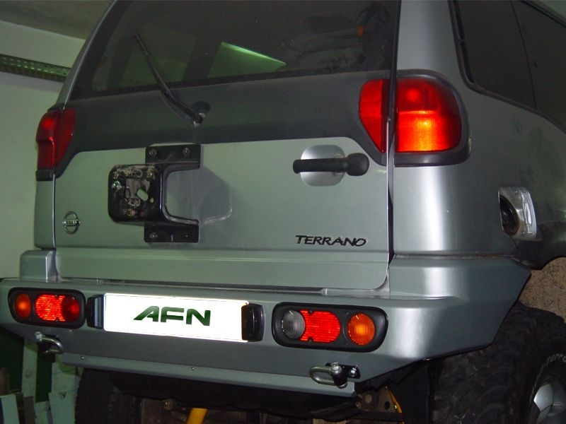 PARE CHOC ARRIÈRE AFN RENFORCÉ EN ACIER POUR NISSAN TERRANO II DE 2002 A 2006 3.0DI 2P