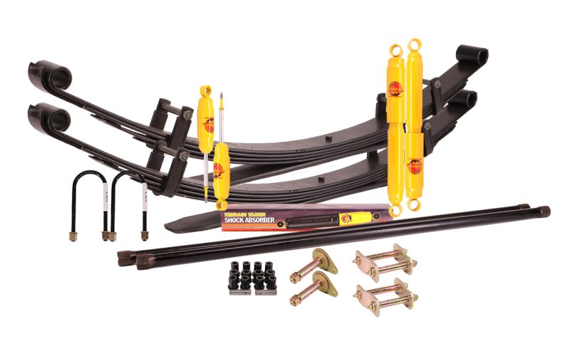 KIT DE SUSPENSION TERRAIN TAMER REHAUSSE +40/50MM POUR MITSUBISHI PAJERO I DE 1983 A 1991 CHASSIS COURT