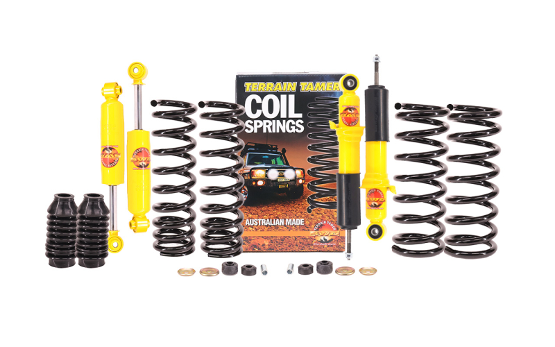 KIT DE SUSPENSION TERRAIN TAMER REHAUSSE +40/50MM POUR NISSAN PATHFINDER R51 A PARTIR DE 2005