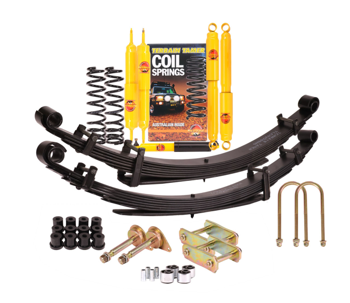 KIT DE SUSPENSION TERRAIN TAMER REHAUSSE +40/50MM POUR TOYOTA LANDCRUISER HZJ71/74 A PARTIR DE 1999