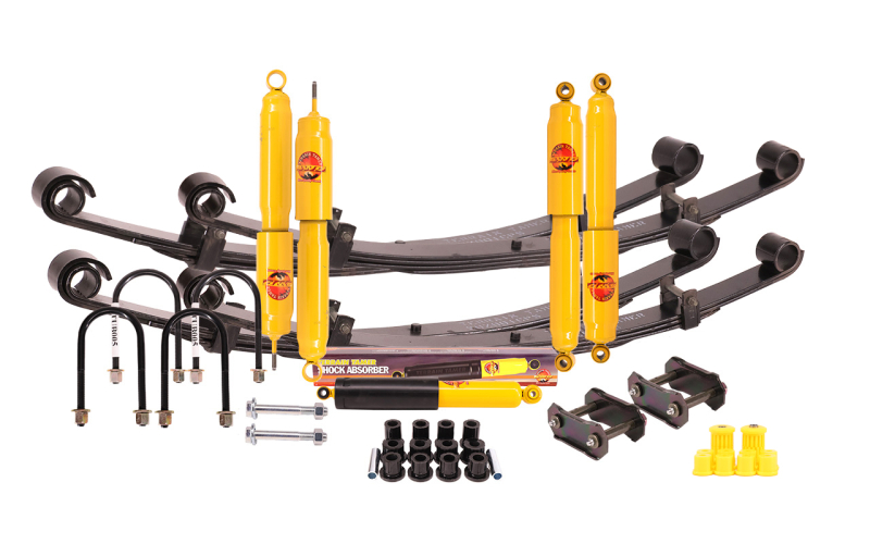 KIT DE SUSPENSION TERRAIN TAMER REHAUSSE +40/50MM POUR SUZUKI SJ ET SAMOURAI A PARTIR DE 1981