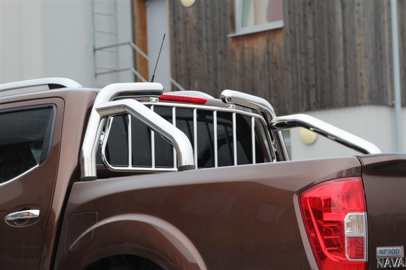 ROLL BAR INOX Ø70 MM POUR NISSAN NAVARA D23 NP300