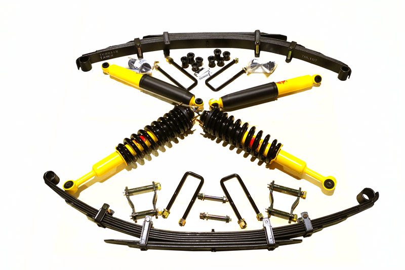 KIT DE SUSPENSION TERRAIN TAMER COMBINÉ ASSEMBLÉ REHAUSSE +40/50MM POUR MITSUBISHI L200 A PARTIR DE 2015 ET FIAT FULLBACK