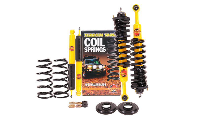 KIT DE SUSPENSION TERRAIN TAMER COMBINÉ ASSEMBLÉ REHAUSSE +40/50MM POUR TOYOTA PRADO GRJ150/KDJ150 A PARTIR DE 2009 SANS KDSS