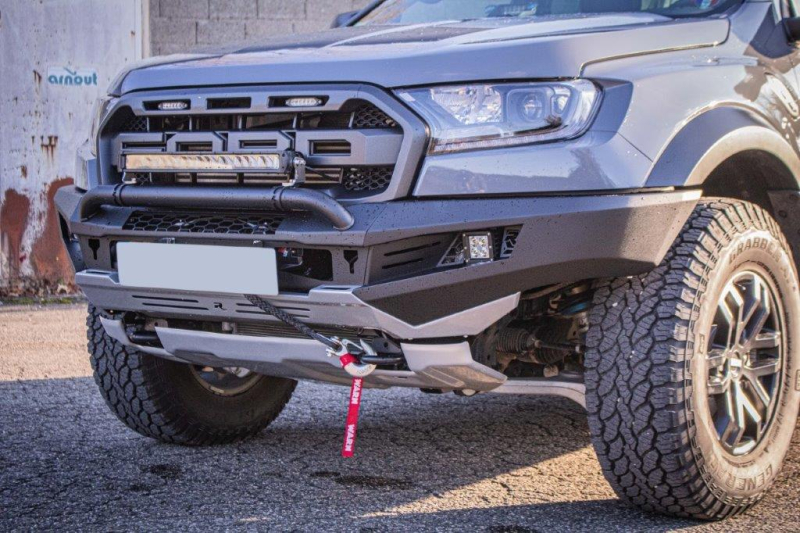 PARE CHOC AVANT DE REMPLACEMENT RHINO4X4 EVOLUTION 3D NOIR POUR FORD RANGER RAPTOR A PARTIR DE 2019