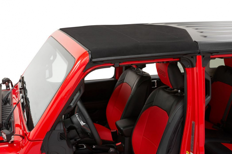 CAPOTE SUNRIDER BLACK TWILL POUR HARDTOP POUR JEEP WRANGLER JL