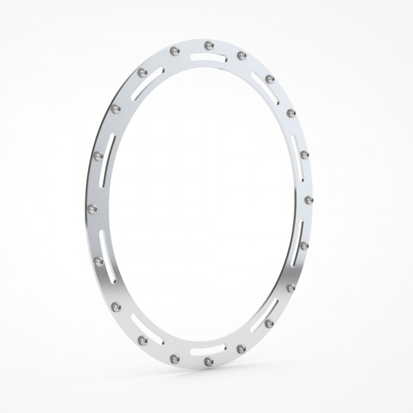 RING WR7 EN ALUMINIUM BRUT POUR JANTE 17&quot; ASP ALLOYS SERIE 1450