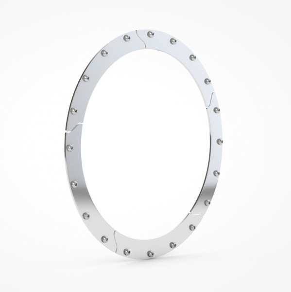 RING WR9 EN ALUMINIUM BRUT POUR JANTE 20&quot; ASP ALLOYS SERIE 1450