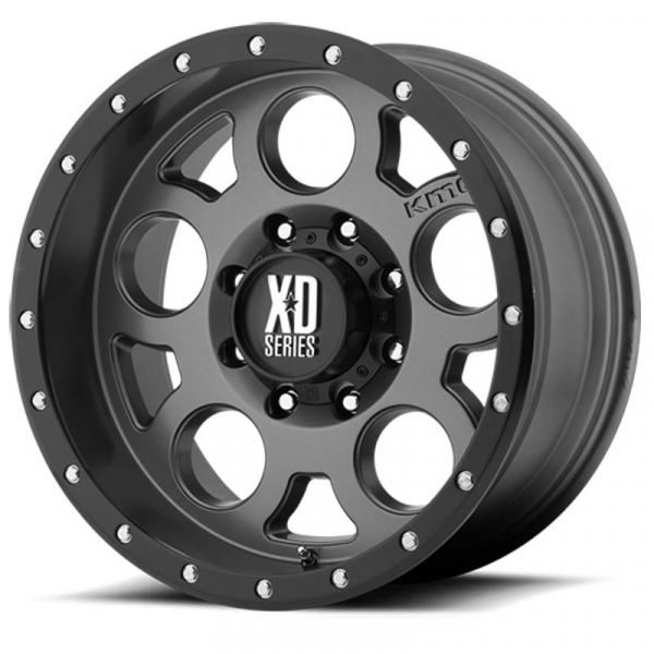 JANTE ALUMINIUM KMC XD126 MATTE GRAY 9 X 17 ENTRAXE 6 X 139.7 DEPORT -12