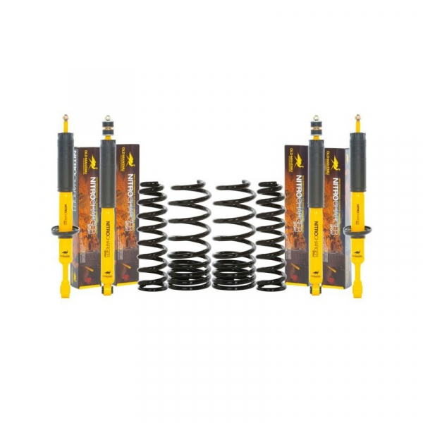 KIT DE SUSPENSION OME SPORT REHAUSSE +50MM TARAGE +150KG POUR JEEP WRANGLER JL 3 PORTES