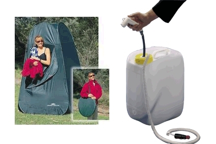PACK DOUCHE : TENTE DOUCHE ET DOUCHE DUO MOBILE