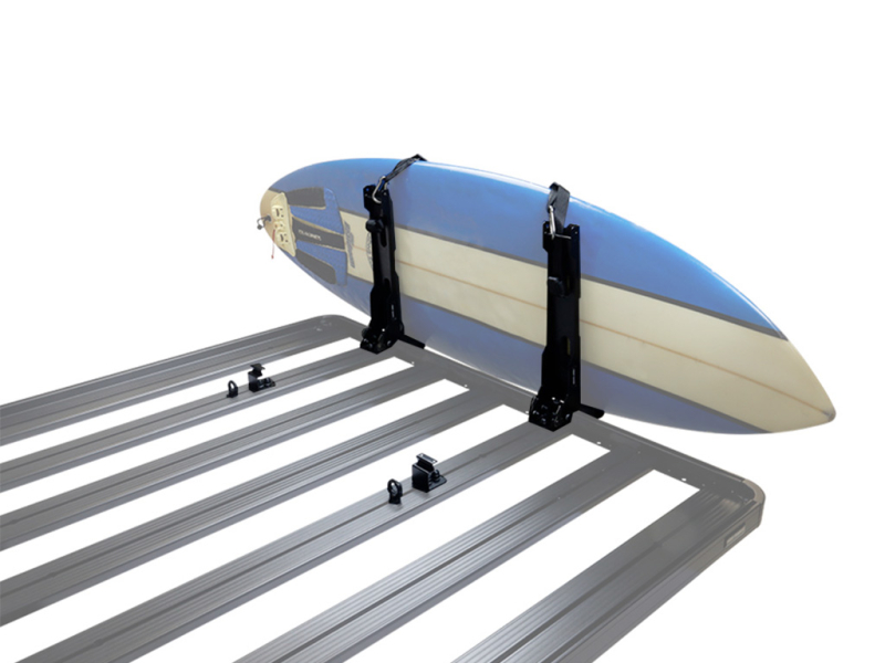 SUPPORT VERTICAL DE PLANCHE DE SURF SUR GALERIE DE TOIT FRONT RUNNER