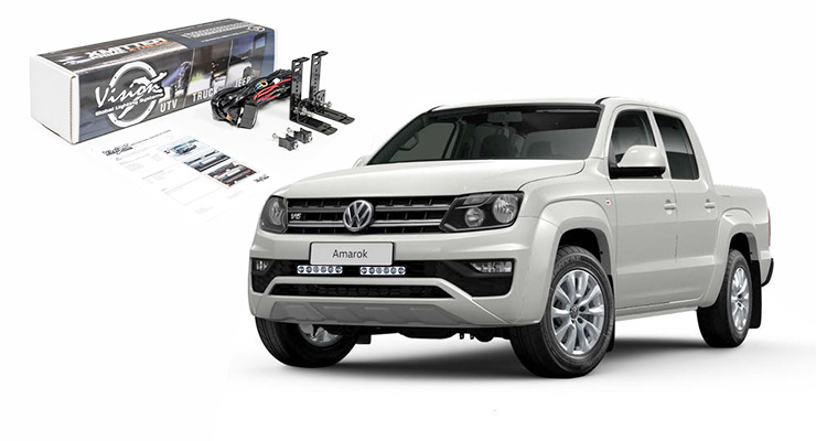 KIT 2 BARRES LED VISION-X XPR-6 (SANS VEILLEUSE INTEGREE) POUR VOLKSWAGEN AMAROK v6 A PARTIR DE 2016