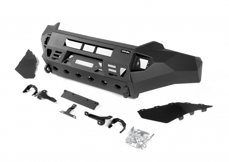 PARE CHOCS AVANT RIVAL EN ALUMINIUM POUR TOYOTA A PARTIR DE J200 A PARTIR DE 2015 SANS FEUX LED