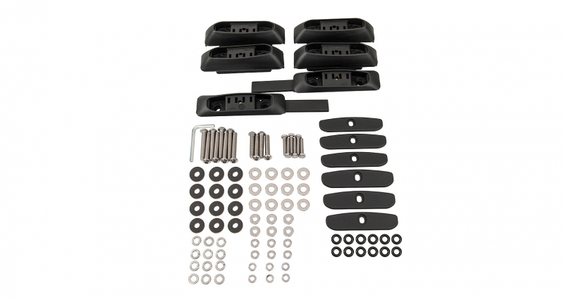 EMBASES DE FIXATION RHINO-RACK SERIE RCP (6 PIECES) POUR TOYOTA HDJ100 ET UZJ100