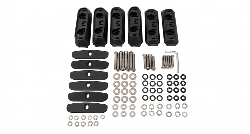 EMBASES DE FIXATION RHINO-RACK SERIE RCP (6 PIECES) POUR TOYOTA KDJ120 ET GRJ120