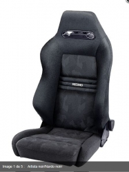 SIEGE RECARO CROSS SPEED M TISSU ARTISTA NOIR / NARDO NOIR