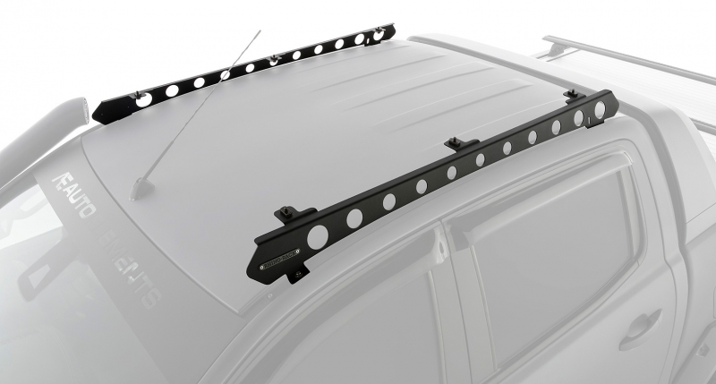 SYSTEME DE SUPPORTS BACKBONE RHINO RACK POUR FORD RANGER DOUBLE CABINE AVEC BARRES LONGITUDINALES D'ORIGINE