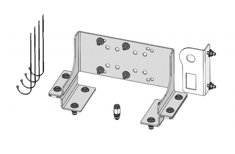 KIT DE MONTAGE POUR COMPRESSEUR ARB CKSA12 ET CKMA12 POUR FORD RANGER DOUBLE CABINE A PARTIR DE 2012-2019