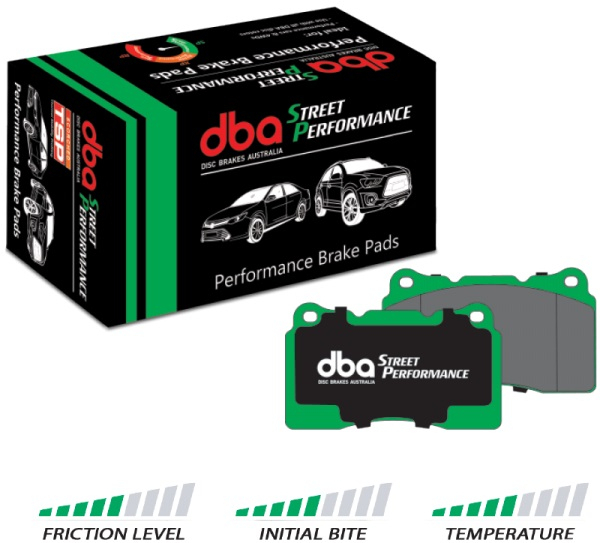 JEU PLAQUETTES DE FREIN AVANT DBA STREET PERFORMANCE POUR TOYOTA HDJ/UZJ100 ET J74/76/78/79/105