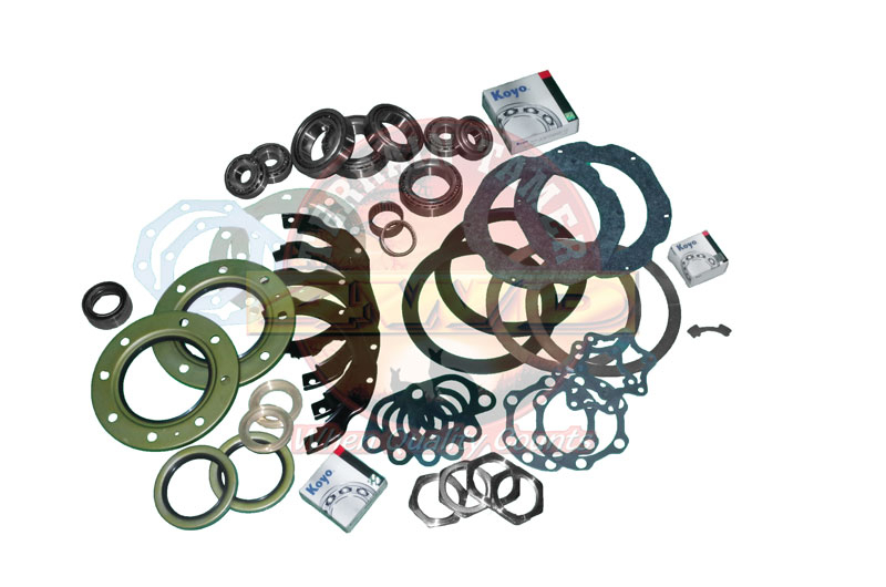 KIT PIVOT ET ROULEMENTS DE ROUES POUR LES 2 COTES AVEC ROULEMENT À AIGUILLE ET BAGUE DE FUSEE BRONZE INCLUS  POUR TOYOTA HDJ80 FZJ80  HZJ71/76/78/79/80/105