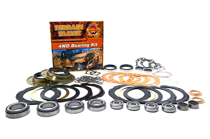 KIT PIVOT ET ROULEMENTS DE ROUES  POUR LES 2 COTES AVEC ROULEMENT À AIGUILLE ET BAGUE DE FUSEE BRONZE INCLUS  POUR TOYOTA LANDCRUISER HZJ71/76/78/79 (AVEC ABS)