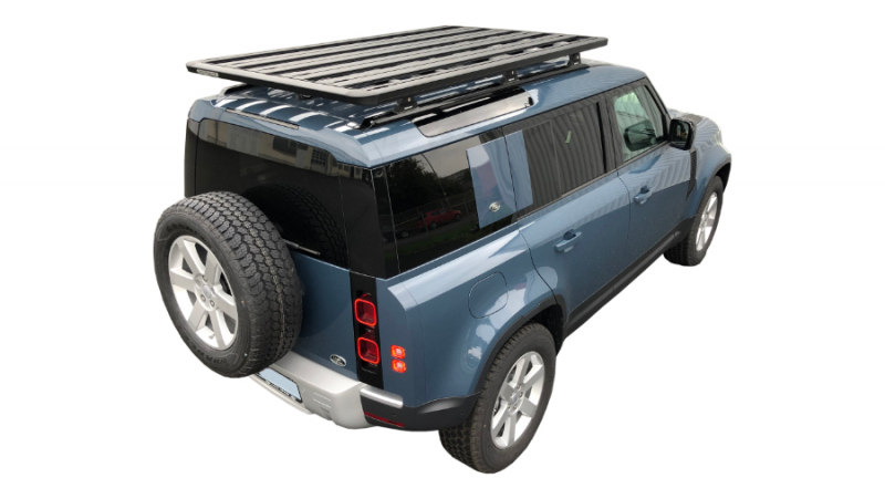 KIT GALERIE RHINO RACK PIONEER 6 2100 X 1240 MM POUR LAND ROVER DEFENDER 110 A PARTIR DE 2020 AVEC RAILS SUR LE TOIT (PIEDS INCLUS)