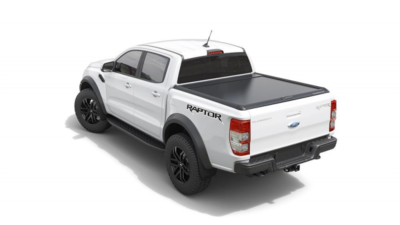 COUVRE BENNE ROLL TOP COVER NOIR MOUNTAIN TOP POUR FORD RANGER RAPTOR - DOUBLE CABINE