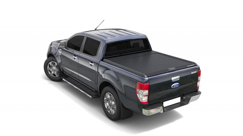 COUVRE BENNE ROLL TOP COVER NOIR MOUNTAIN TOP POUR FORD RANGER SUPER CABINE A PARTIR DE 2012 (2 PORTES/4 PLACES)