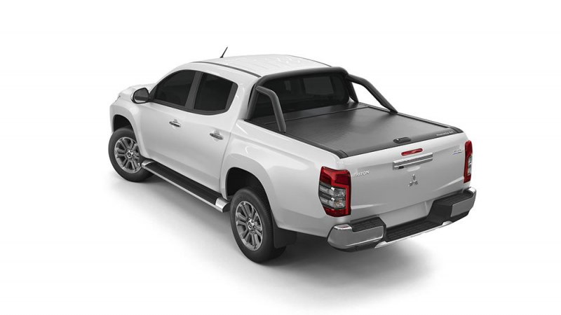 ROLL BAR NOIR POUR COUVRE BENNE MOUNTAIN TOP POUR MITSUBISHI L200 CLUB CABINE A PARTIR DE 2015