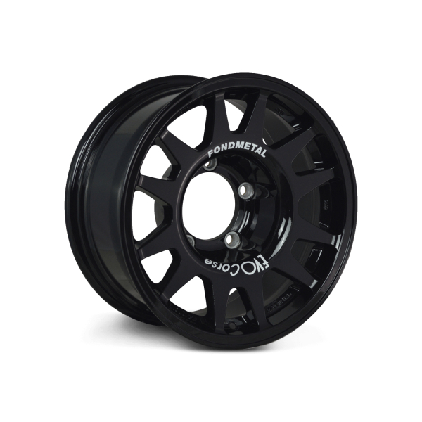 JANTE ALUMINIUM RENFORCE RAID EVO CORSE DAKAR ZERO 7x15&quot; ET -14 NOIR BRILLANT POUR SUZUKI JIMNY