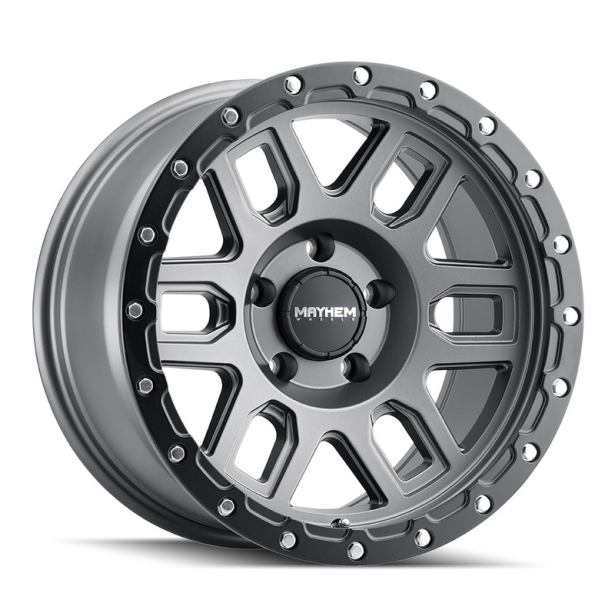 JANTE ALUMINIUM RENFORCEE MAYHEM 8304 GUN METAL 6X139.7 17'X9 ET10