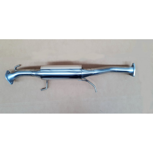 ECHAPPEMENT INOX : SILENCIEUX INTERMEDIAIRE POUR MITSUBISHI PAJERO DID 3 PORTES DE 2000-2006 3.2L TD 165HP