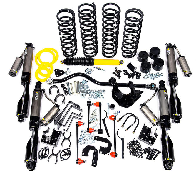 KIT SUSPENSION OME COMPLET +10CM POUR JEEP WRANGLER JK AVEC AMORTISSEUR OME BP-51