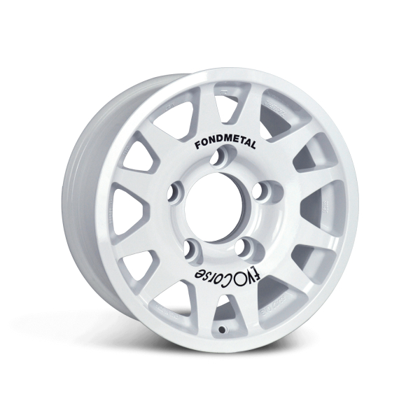 JANTE ALUMINIUM RENFORCE RAID EVO CORSE DAKAR ZERO 7x16&quot; ET 0 BLANCHE POUR LAND ROVER DEFENDER RANGE ROVER